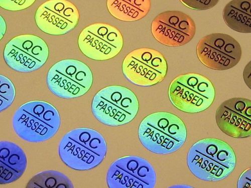960 Stickers (96 pcs each sheet) Shinny QC PASSED Labels ?10mm or ?0.4 inches