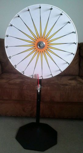 Carnival spin to win prize wheel/20 white dry erase pies for sale
