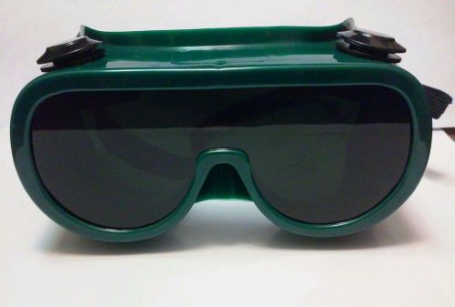 NEW Dark Tinted Gas Welding  Cutting  Plasma Brazing Goggles Glasses