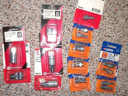 Quick Connect Air Fittings - 1/4&#034; NPT - Aro Style - 18 Pc. Assortment