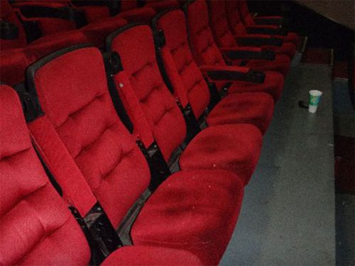 Lot of 700 THEATER SEATING Movie chairs cinema used seats auditorium red velvet