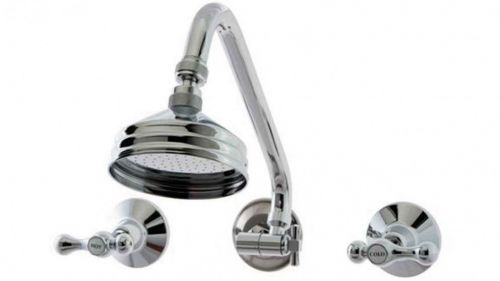 Linsol damian high end 3 piece shower set - solid brass, chrome for sale