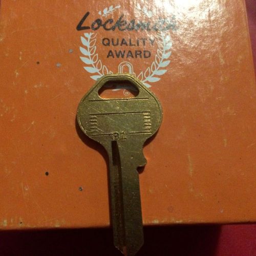 Original master lock 81- fifty new key blanks- lower price!!!!!!! for sale