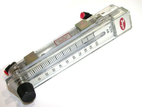 Up to 2 dwyer rate-master air flowmeter 0 - 100 scfh rmb-53-ssv for sale
