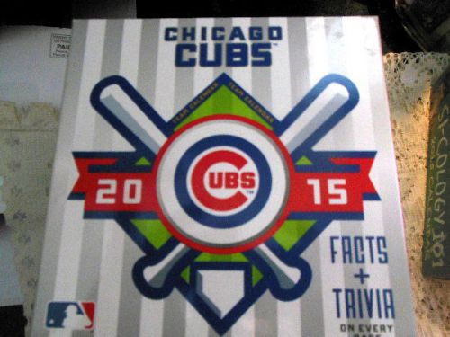 CHICAGO CUBS **  2015 **  BOXED DESK CALENDAR