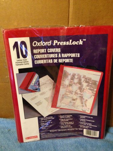 Oxford PressLock Report Covers 10 Letter Size ESSELTE