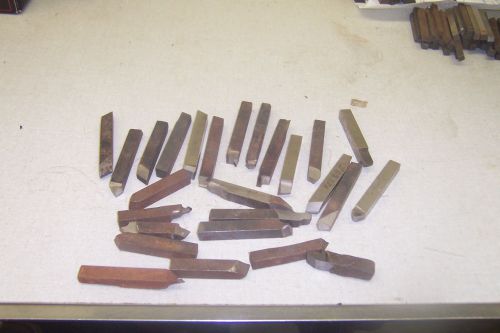 3/8&#034; HSS tool bits used all USA made 26 pieces