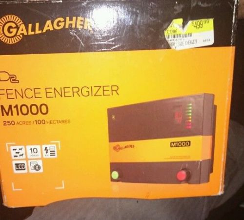 Electric fence energizer gallagher 110 volt energizer m1000