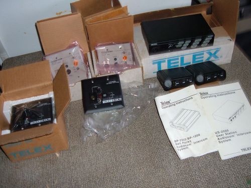 large lot Telex equipment