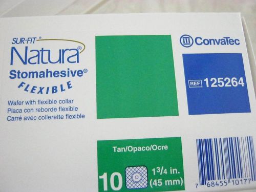 Convatec Sur-fit Natura Stomahesive wafers Ref 125264 flange 1 3/4&#034;