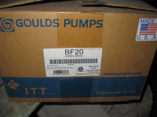 GOULDS BF 20 BALANCED FLOW SUBMERSIBLE PUMP CONTROLLER NEW IN BOX UNUSED SH FREE
