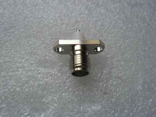 MACOM+ / SMA FEMALE JACK FOR PANEL WITH 2 HOLES FLANGE NICKEL  / 3pcs in lot