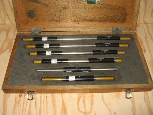 MITUTOYO 6 - 11 Inch Micrometer Standard Set (Lot - 3)