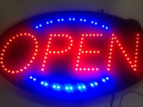 Brand new LED motion OPEN Sign