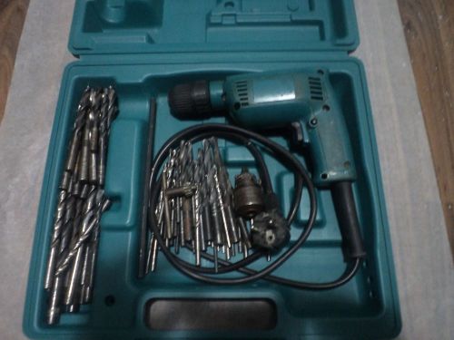 Makita 6501 220v 6.5mm high speed rotary drill + 50 drills + extra footer for sale