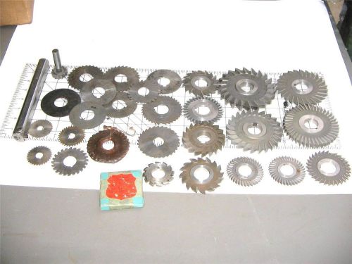 Lot of 30 metal cutting tools slotting &amp; slitting saws boring tool holder +++ for sale