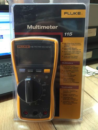 Fluke 115 True RMS Digital Multimeter Brand New Fast Free Shipping!!