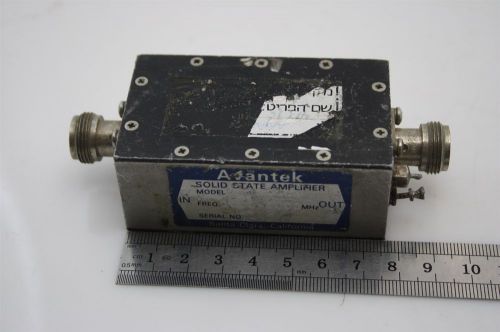 Avantek rf microwave solid state amplifier 1000-2000 mhz 10dbm 30db gain tested for sale