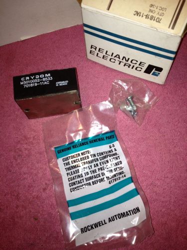 *NEW* RELIANCE ELECTRIC 701819-11AC POWER CUBE WITH K-3 KIT *FREE SHIPPING USA*