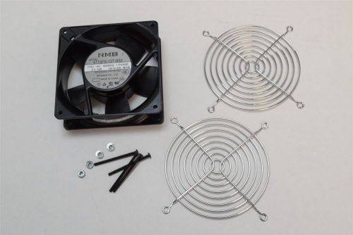 NEW Minebea NMB 4715FS-12T-B50 120mm 14.4w Fan w/ Guards &amp; Hardware 115V AC