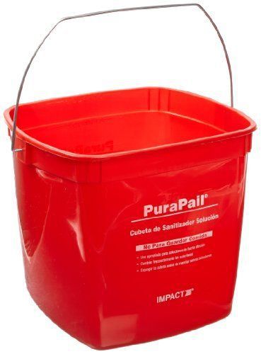 Impact 5506-6S Utility PuraPail Sanitizing Bucket  6 qt Capacity  7-1/2&#034; Length