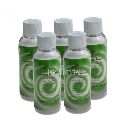 10 Bottles!!! Dental Prophylaxis Powder For Dental Air polisher Mint flavor