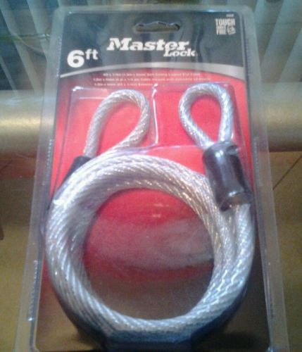 MASTER LOCK 65D Security Cable 6&#039; NO RESERVE