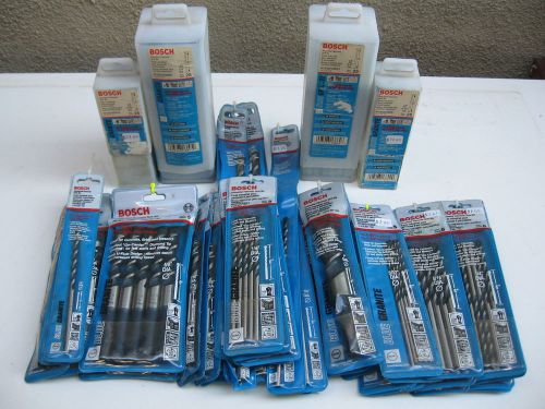 Bosch blue granite hammer drill carbide bits (230 pieces) for sale