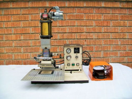 Howard Machine Hot Foil Stamping . Model-JP Series 80 Personalizer With Extras