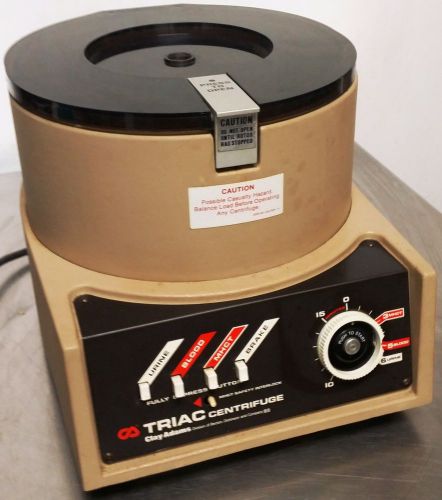 Clay adams triac 0200 triple speed bench-model medical mixer centrifuge for sale