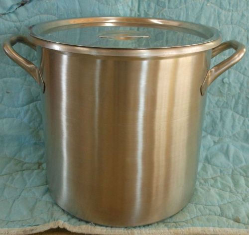 NSF Stainless Steel 24 Quart Kitchen Cooking Pot w/Lid # 8024 &amp; 8025 Restaurant