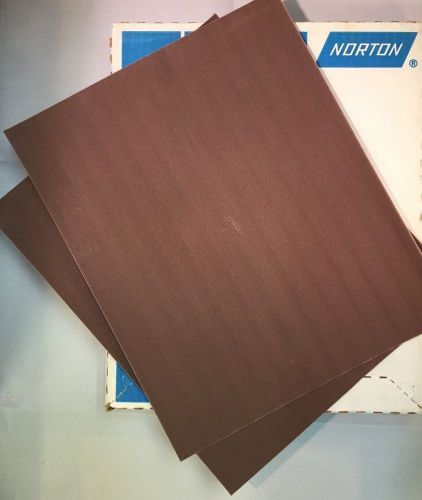 Norton #01833J 9X11 220 Grit Lightning Metalite Emery Cloth Box of 50