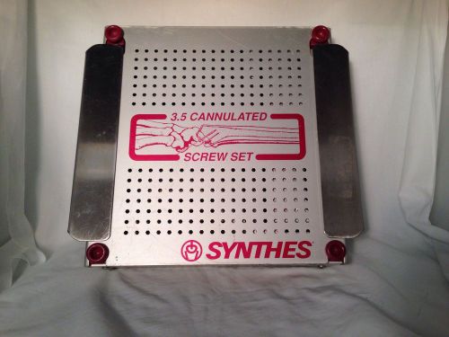 SYNTHES 3.5 MM CANNULATED SCREW SET - Graphic CASE ONLY