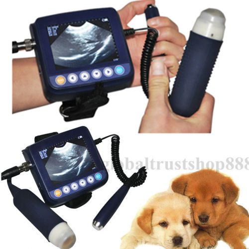 2015 New CE Veterinary VET Portable Wrist Held Ultrasound Scanner Animal Scan