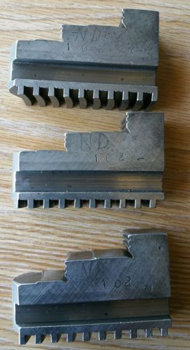 CUSHMAN LATHE CHUCK HARD SOLID JAWS OUTSIDE GRIPPING(102)