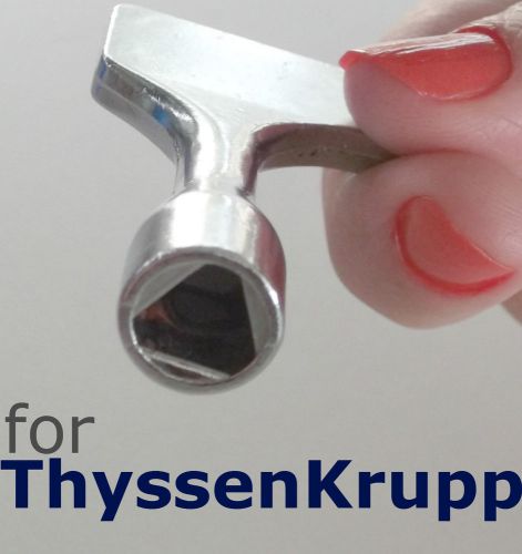 For ThyssenKrupp lift door key for triangle elevator lock FAST delivery from EU
