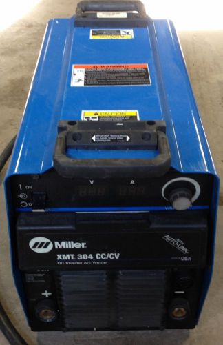 Miller XMT 304 CC/CV AutoLink Multi Process Inverter Welder MIG TIG Stick Pulse