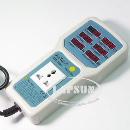 0.01-660W Electric Power Energy Monitor Tester Socket Watt Meter Analyzer 9801 S