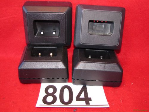 Lot of 4 ~ ef johnson viking xr master charger 1c &amp; 1a for avenger si radio #804 for sale