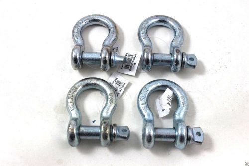 4 PACK 5/8&#034; BOW SHACKLE CLEVIS SCREW PINS ANCHOR