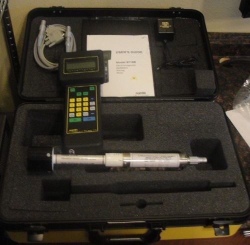 Narda 8718B RF Survey Meter and 8721D Probe UNIT WORKS GREAT!