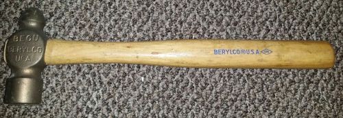 BERYLCO H55 Ball Peen Non-Sparking BECU Beryllium Copper Bronze Hammer Head Tool