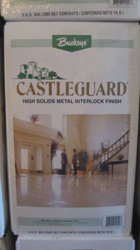 Buckeye castleguard  floor finish wax - 5 gallon box for sale