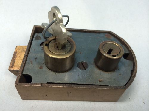 H.H.M. Safety Deposit Lock Box, RH Bronze Case Corr Renter&#039;s Key - Locksmith