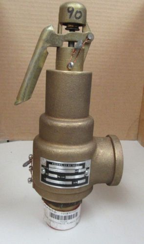 New kunkle safety valve 6010gf01-am 6010gf01am 1-1/4&#034; npt 90 psi for sale