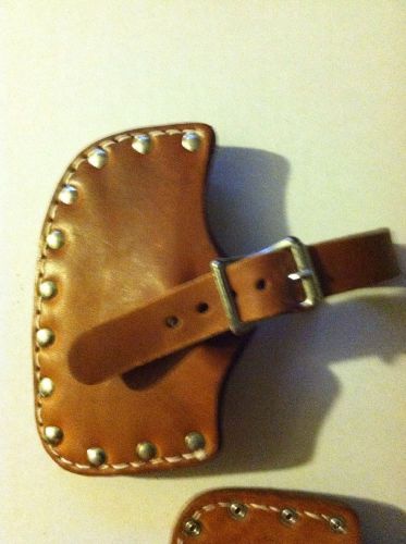 Boy scouts style leather craft hatchet cover sheath pouch for sale