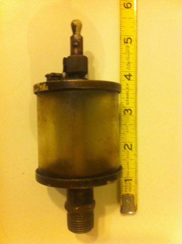 antique brass drip oiler hit miss steam engine steampunk vintage
