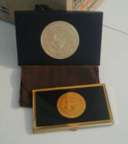 Business card holder with President seal