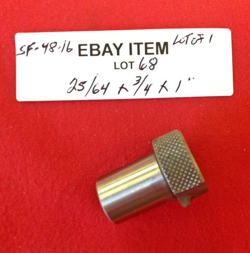 ACME SF-48-16 Slip-Fixed Renewable Drill Bushing 25/64&#034; x 3/4&#034; x 1&#034;  Lot of 1