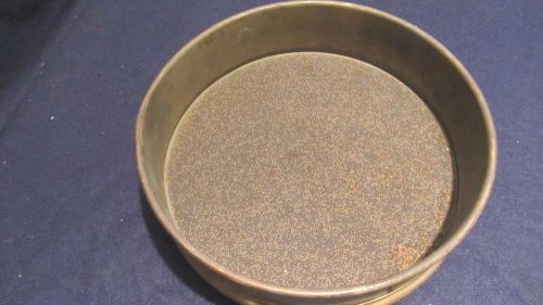 Usa standard testing sieve 8&#034; x 3&#034; deep no 30 dual mfg. co .0234 opening inch for sale